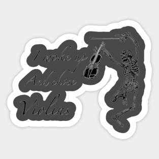 Chose violins Sticker